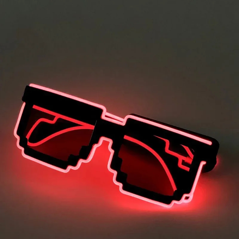 نظارات ليد لاسلكية مضيئة، نظار - مراجعة Glow In The Dark Party Glasses وسعره