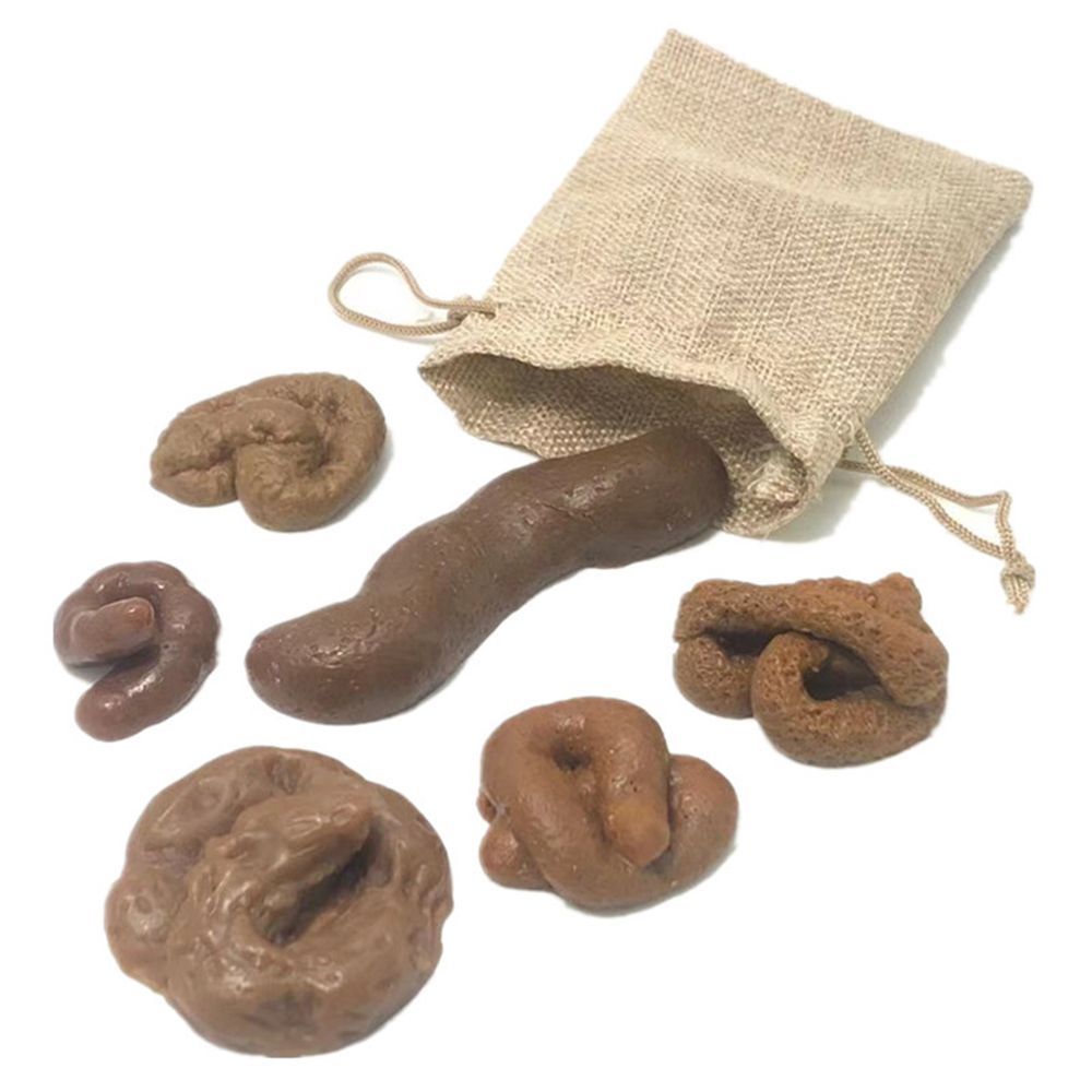 6 قطع من هدايا مقالب عيد الحب  - مراجعة Fake Poop Gag Gift وسعره
