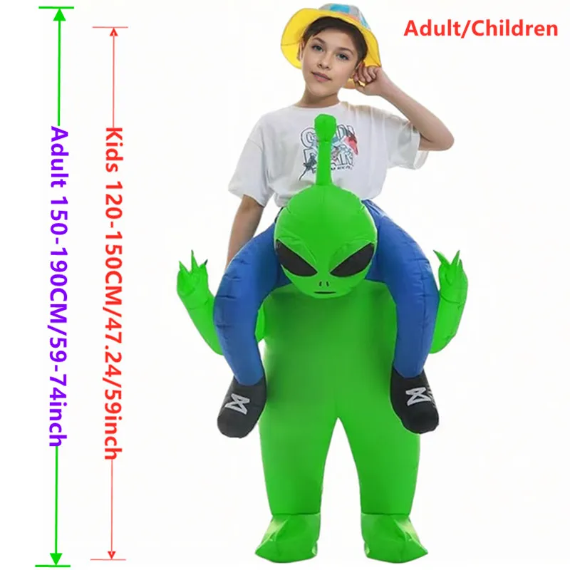 زي كائن فضائي قابل للنفخ ممتع  - مراجعة Inflatable Dinosaur Costume Adult وسعره