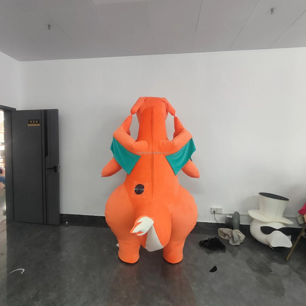 زي تنكري قابل للنفخ على شكل دي - مراجعة Inflatable Dinosaur Costume Adult وسعره