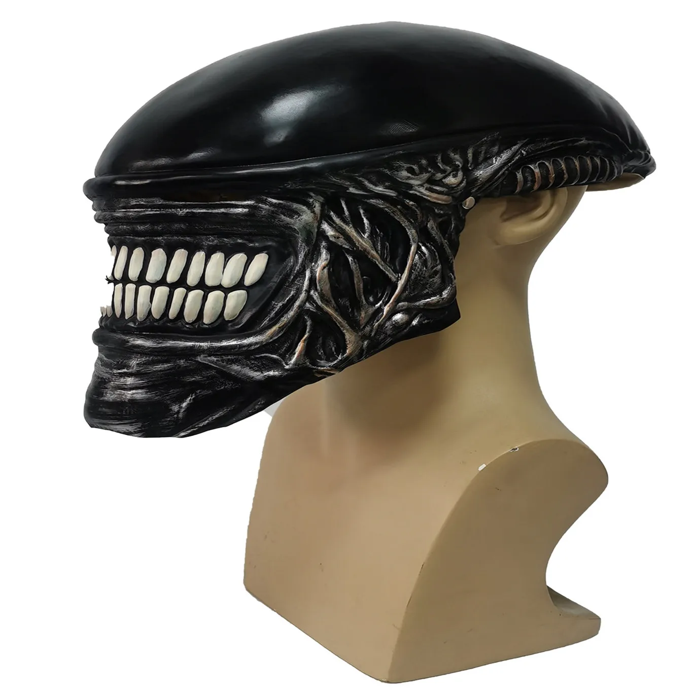 أقنعة مرعبة على شكل كائن فضائي - مراجعة Latex Alien Mask Realistic وسعره