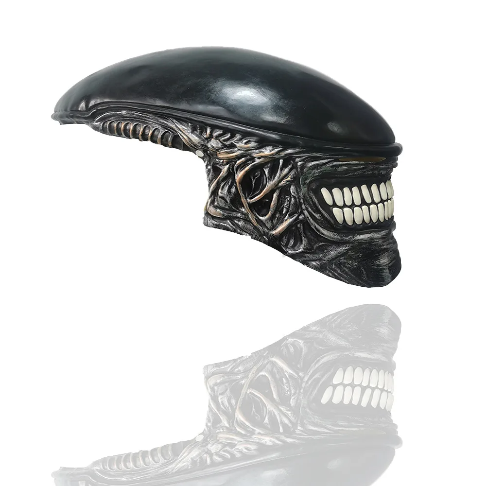 أقنعة مرعبة على شكل كائن فضائي - مراجعة Latex Alien Mask Realistic وسعره
